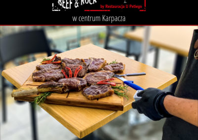 Degustacyjna deska steków - steakhouse w Karpaczu